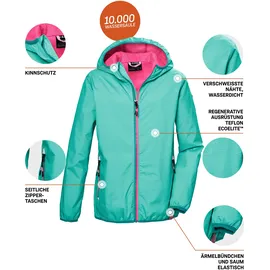 KILLTEC Regenjacke Türkis 164