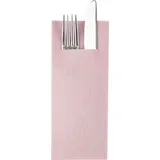 Sovie Horeca Besteckserviette "Pub" in Altrosa aus Linclass® Airlaid 40 x 33 cm, 75 Stück - Bestecktasche