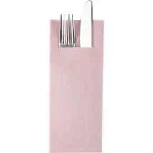 Sovie Horeca Besteckserviette "Pub" in Altrosa aus Linclass® Airlaid 40 x 33 cm, 75 Stück - Bestecktasche