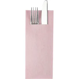 Sovie Horeca Besteckserviette "Pub" in Altrosa aus Linclass® Airlaid 40 x 33 cm, 75 Stück - Bestecktasche