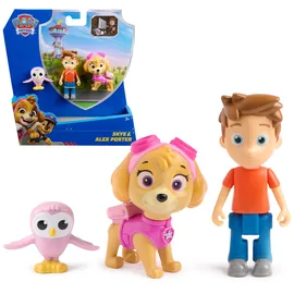 Paw Patrol PAW Figurenpaket Patrol Skye und Alex Porter mit Lil Hootie Figur