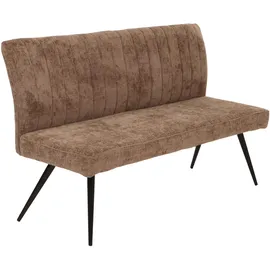 Mendler Sitzbank HWC-K16 Braun 160 x 40 x 48 cm