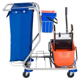 Homcom Putzwagen mit 4 Fahreimern