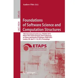 Foundations of Software Science and Computation Structures, Fachbücher