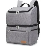 Famanu Kühlrucksack 1L mit isolierter Kühlfunktion - Grau