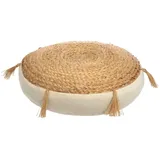 Atmosphera - Bodenkissen Rituality aus Jute D 38 cm - Beige