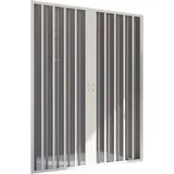 Idralite Faltduschtür aus pvc weiss h 185 mod. Flex mit zentraler Öffnung 150 cm