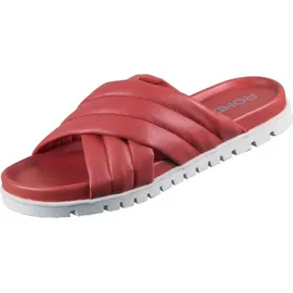 ROHDE Damen Pantolette Nappa Leder trendy Kreuzbandage Ponza 6302, Größe:38 EU, Farbe:Orange - 38