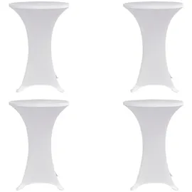deluke Stehtischhusse AMAU Weiß Ø 80 cm 4er Set