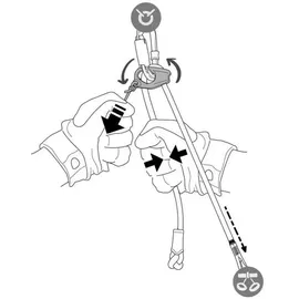 Petzl Dual Connect Adjust Bandschlinge Blau