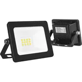 LED Fluter 230V Strahler 10W 4000K Neutralweiß Außenleuchte IP65 Baustrahler Fassadenstrahler