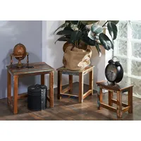 MASSIVMOEBEL24.DE Beistelltisch Altholz