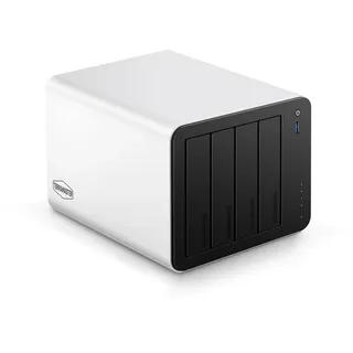 TERRAMASTER F4-425 Plus NAS-Speicher, 4 Einschübe, Intel N150 Quad-Core, 16 GB DDR5 RAM, 2X 5 GbE LAN, 3X M.2, Netzwerkspeicher für Teamarbeit & Multimedia-Server (ohne Festplatte)
