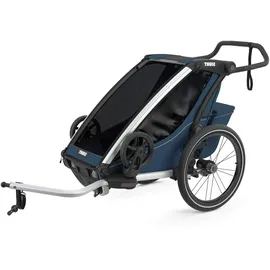 Thule Chariot Cross 1 aluminium/majolica blue