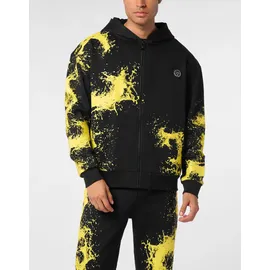 Plein Sport Splash Sweatjacke Herren Schwarz XXL