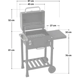 TAINO Hero Set mit Haube Holzkohlegrill