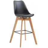 CLP Barhocker Metz Kunststoff, natura/schwarz
