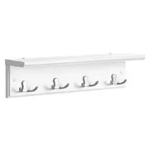 Songmics Wandgarderobe mit Ablage Weiß