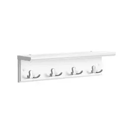 Songmics Wandgarderobe mit Ablage Weiß