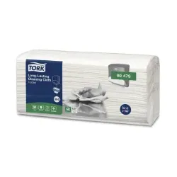 Tork Reinigungstücher W4, langlebig, 41 x 35,5 cm, 1-lagig 90479 , 1 Karton = 4 Beutel à 90 Tücher = 360 Tücher
