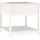 vidaXL Pflanzkübel mit Ablage 82 x 82 x 81 cm Weiß