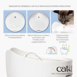 Catit Pixi Trinkbrunnen weiß,