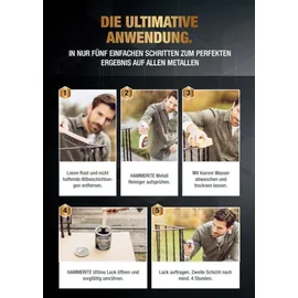 Hammerite Metall-Schutzlack Ultima 750 ml moosgrün matt