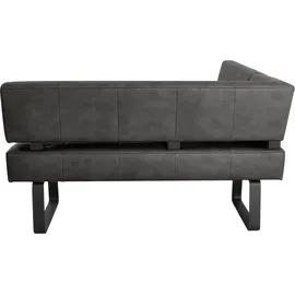 K+W Komfort & Wohnen Eckbank Spider II Schwarz 195 x 88 x 165 cm