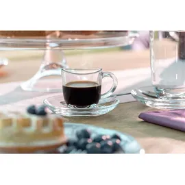 LEONARDO Espressotasse 0,08 l Weiß 6 St.