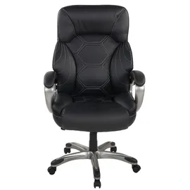 Duo Collection Chefsessel Jesse XXL Kunstleder Schwarz