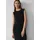 s.Oliver Gestreiftes Kleid Relaxed Fit Schwarz 40