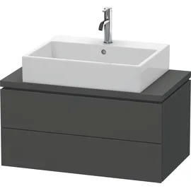 Duravit L-Cube 82x47,7cm, graph ma, f Kons, 2 Schub.