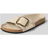 Sandalette mit Dornschließe Modell 'MADRID BIG BUCKLE', Beige, 37