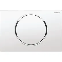 Geberit Sigma10 Betätigungsplatte weiß/hochglanz-verchromt 115.758.KJ.5
