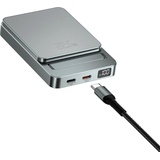 4Smarts Wireless Powerbank OneStyle 5000mAh MagSafe - grau