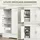 Homcom Küchenschrank Hochschrank Buffetschrank mit Arbeitsplatte 35 x 180 x 108 cm Weiß