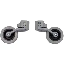Forta Set mit zwei Hinterrädern für Erwachsenen-Rollatoren Rollator-Rad-Set Metall, Chrome