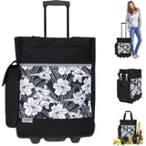 Alessandro Salvatore Einkaufsroller New Flower schwarz