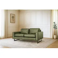 OTTO home Couch Mikrofaser 2-Sitzer Grün