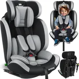 Kidiz KIDIZ® Autokindersitz Triangle Premium Kindersitz Kinderautositz Autositz Sitzschale 9 kg - 36 kg 1-12 Jahre Gruppe 1/2/3 universal zugelassen nach ECE R129/03 mit Isofix