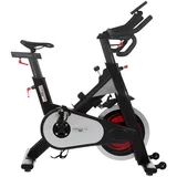 HAMMER Finnlo Speedbike Pro, Indoor Cycle, 25 kg Schwungmasse, Studio-Qualität - Schwarz