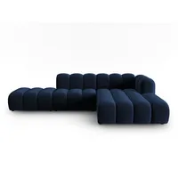 Micadoni Ecksofa Lupine, modular offen 5-Sitzer blau