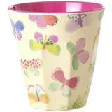 Rice Becher Melaminbecher aus 100% Melamin medium (Schmetterling)