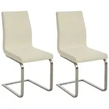 CLP 2er Set Esszimmerstühle Belfort creme