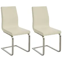 CLP 2er Set Esszimmerstühle Belfort creme