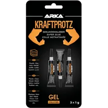 kraftprotz Sekundenkleber Gel 3 x 1 g
