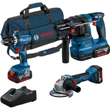 Bosch Akku-Combo Kit GSB 18V-45 + GBH 18V-22 + GWS 18V-8