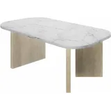 CaliCosy Couchtisch HILLABY Braun MDF 105 x 38,2 x 112 cm