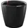 LECHUZA Classico LS 35 Komplettset Ø 35 x 33 cm schwarz hochglanz
