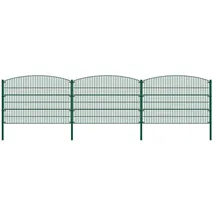 Home Deluxe Doppelstabmattenzaun Berg 0,8 x 1 m grün